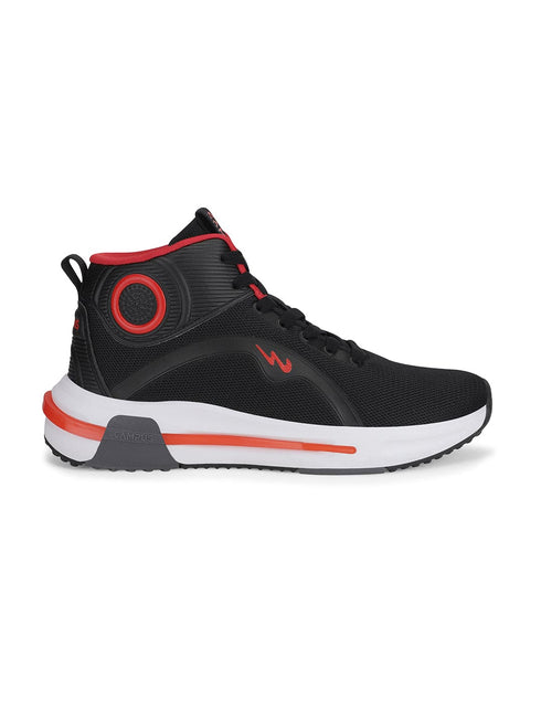 DOMS Black Men's Sneakers